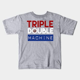 Triple Double Machine Kids T-Shirt